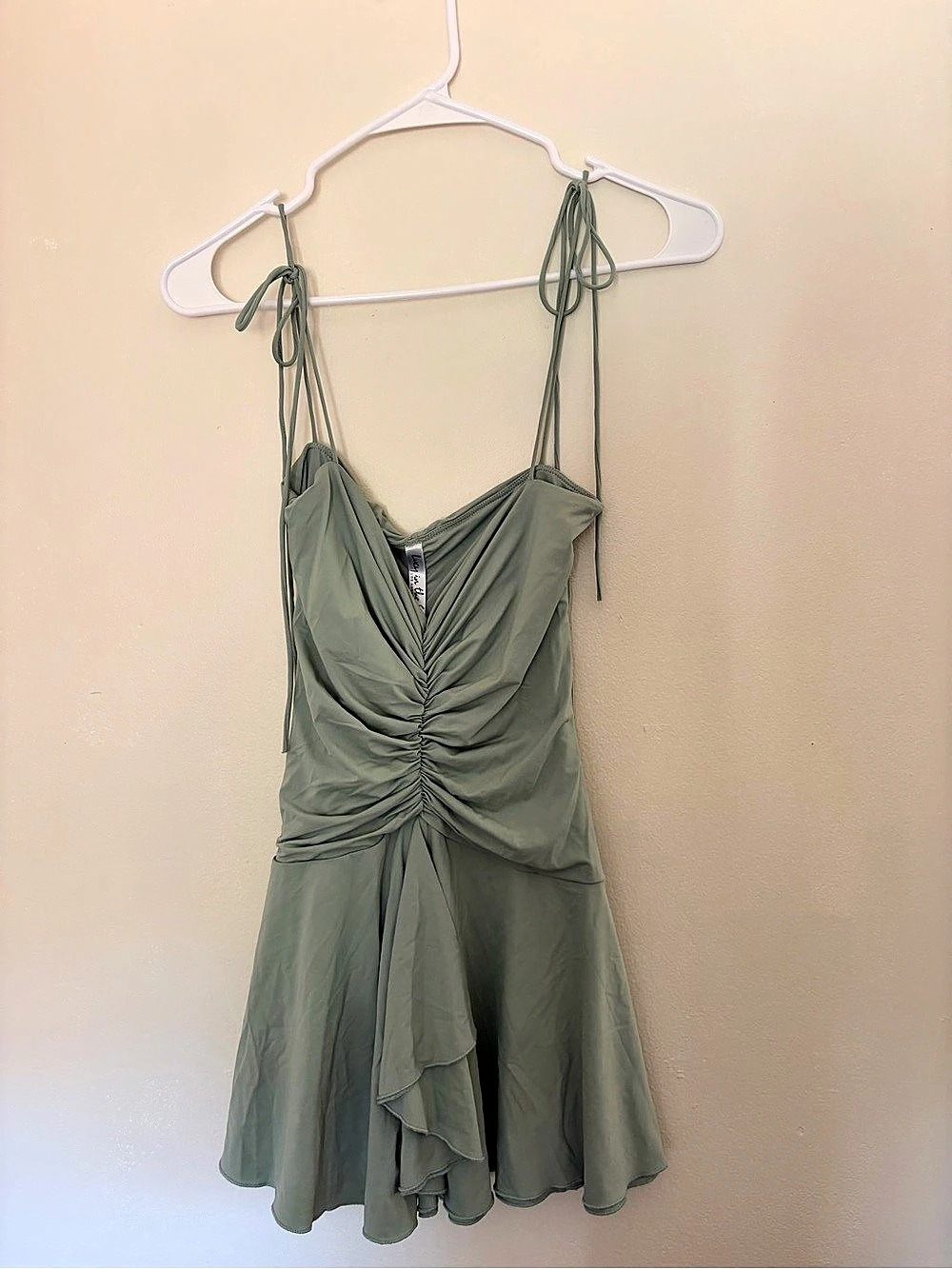 Lucy in the Sky Mini Dress in Green